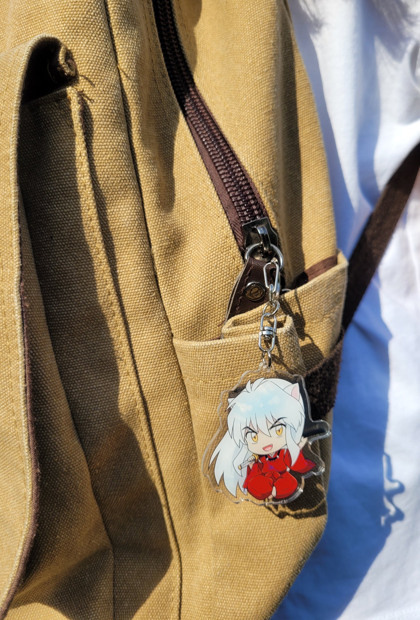 Inu Yasha Acryl Schlüsselanhänger, Taschenanhänger, Hosenanhänger, Federmappen Anhänger