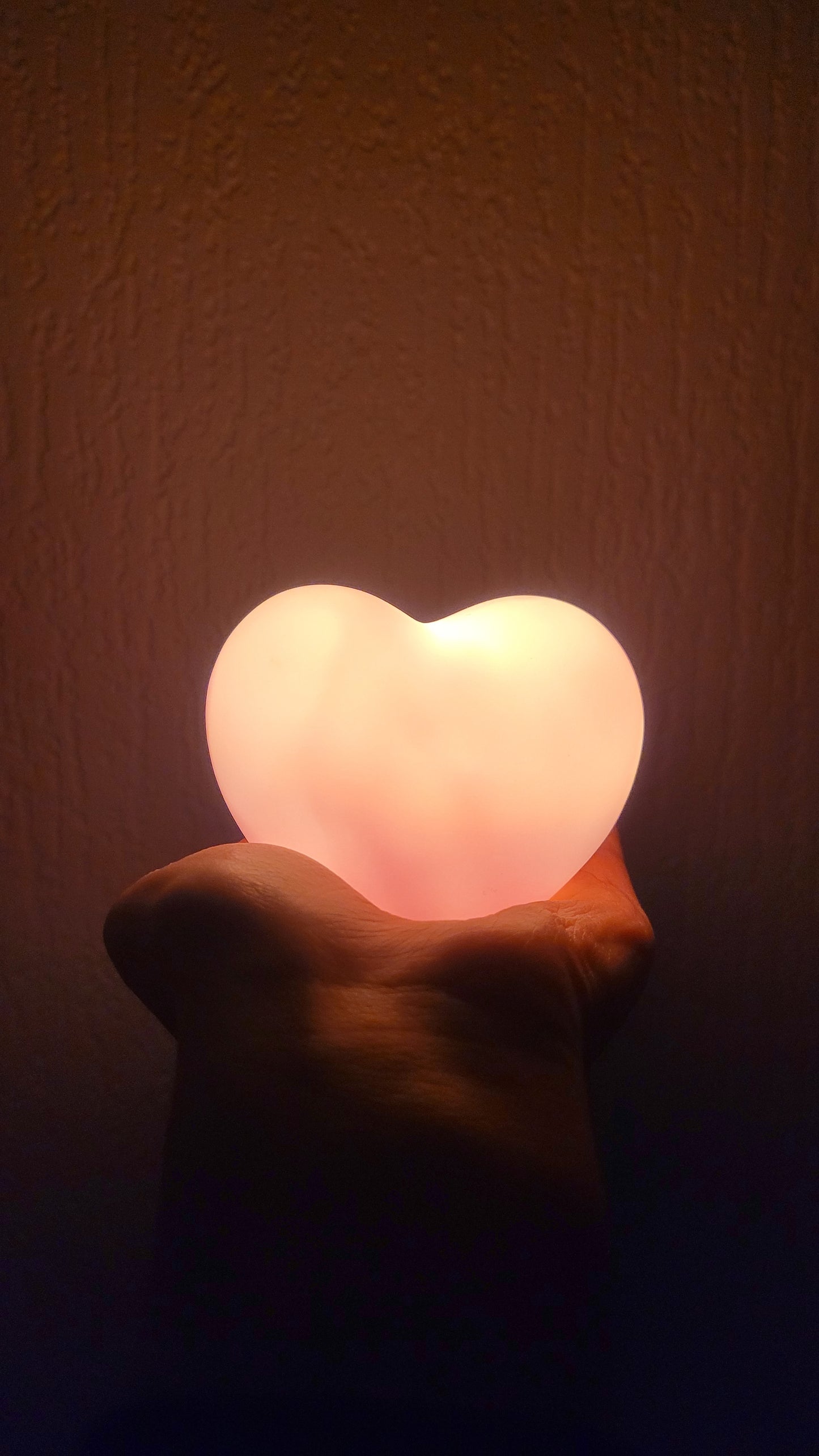 Herz LED Licht Rosa – Batteriebetriebenes Deko Licht für Schlafzimmer & Valentinstag