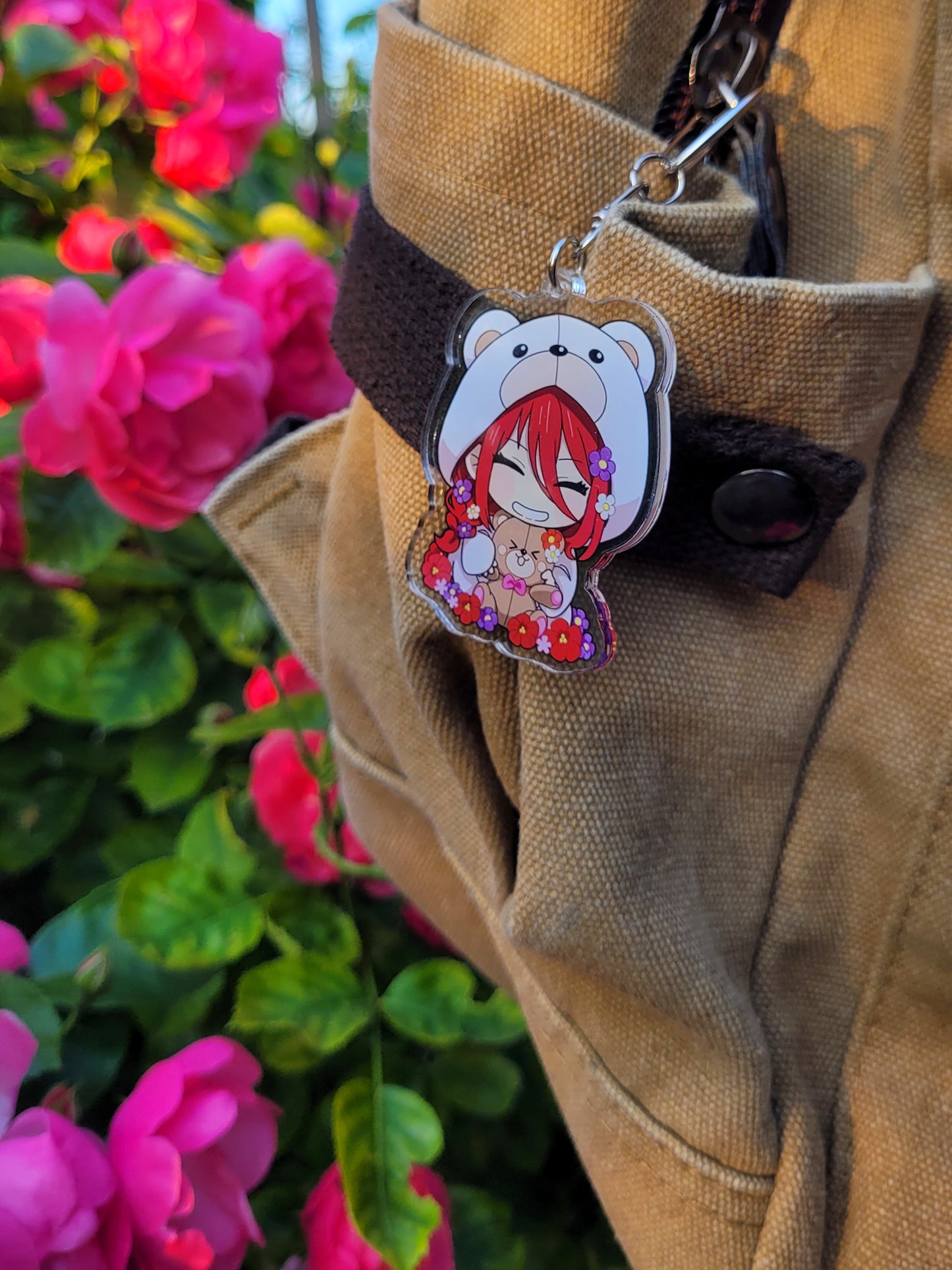 Blue Lock Schlüsselanhänger – Chibi Anime Figuren im Bären-Design | Acryl Keychains für Fans