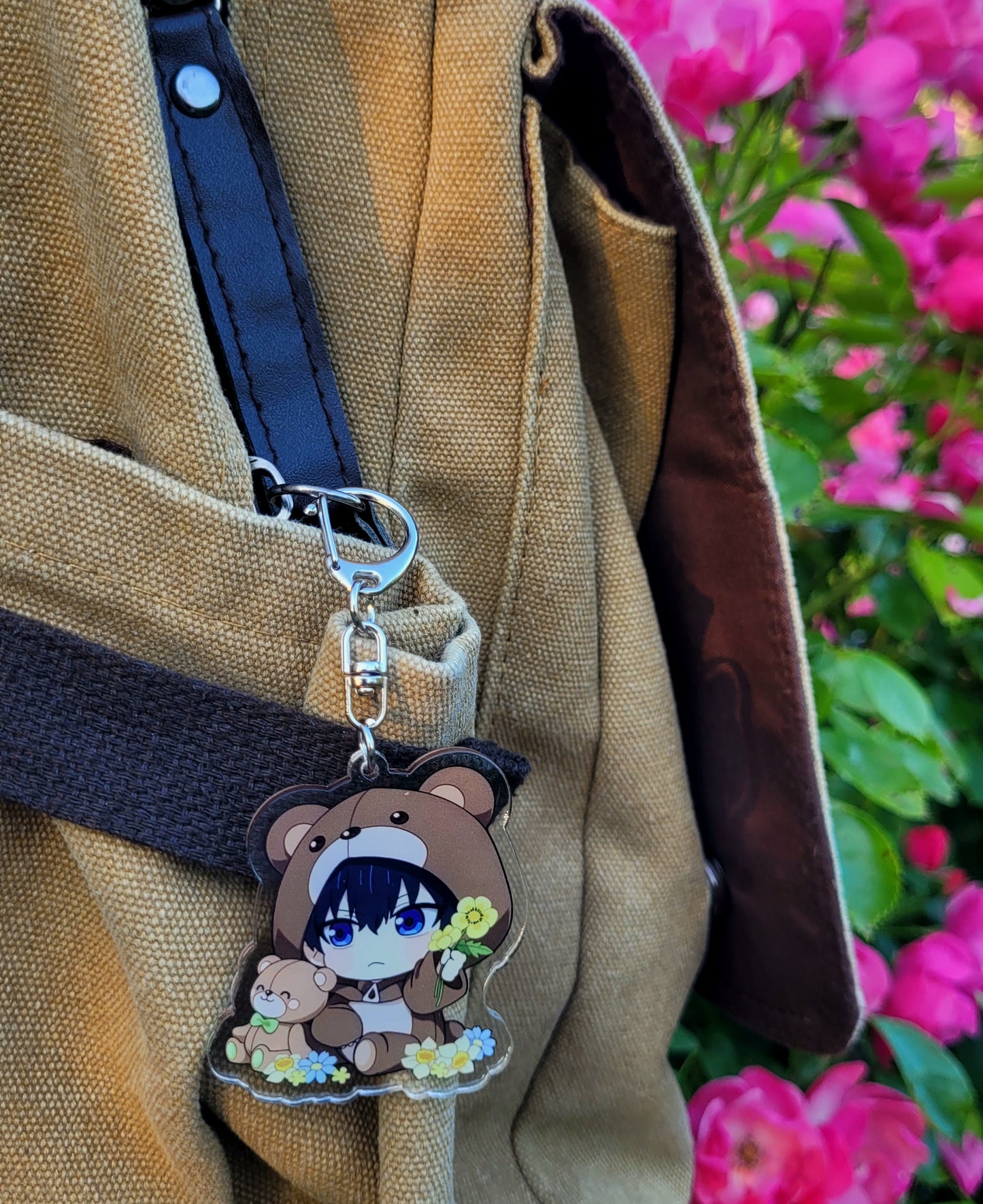 Blue Lock Schlüsselanhänger – Chibi Anime Figuren im Bären-Design | Acryl Keychains für Fans