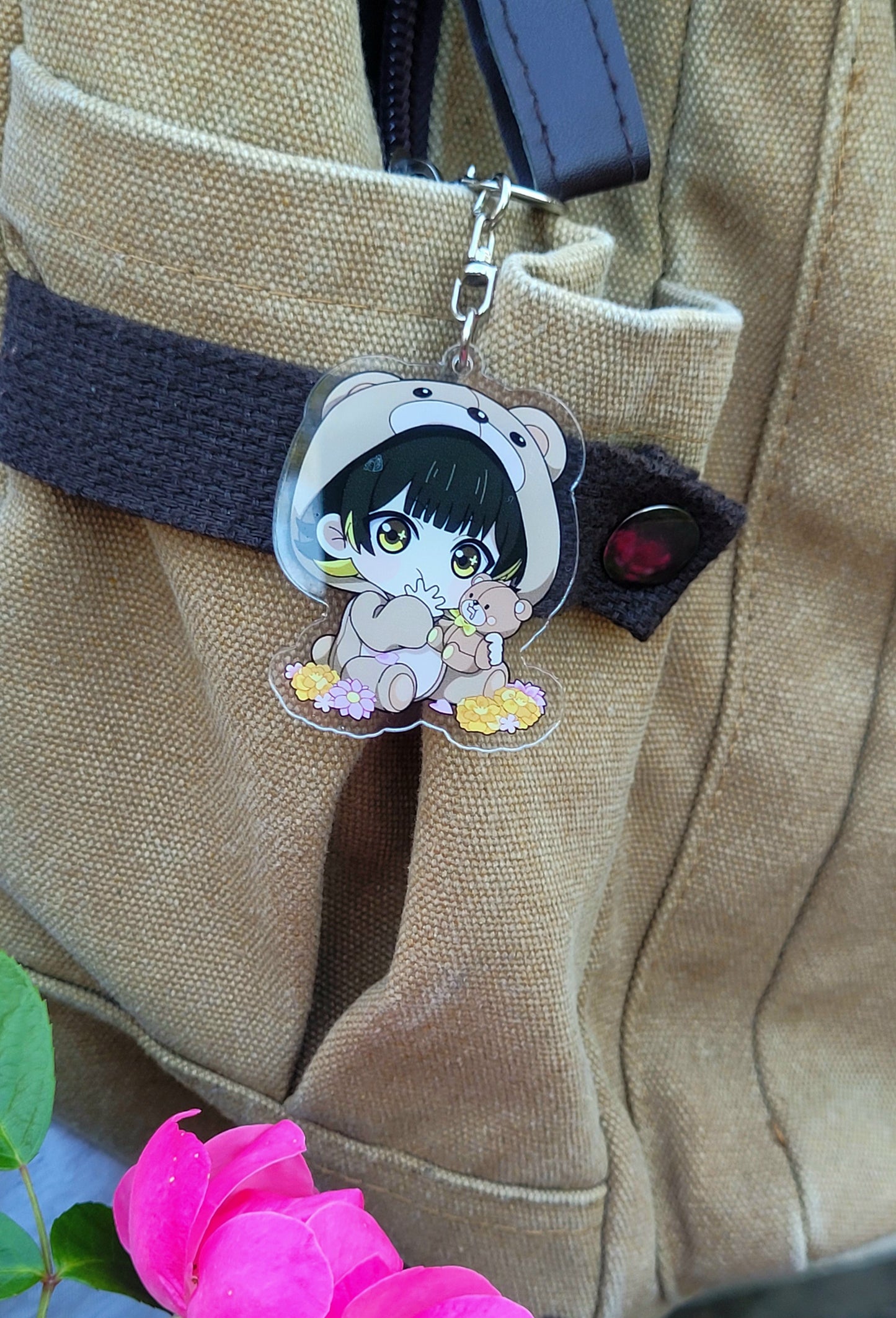 Blue Lock Schlüsselanhänger – Chibi Anime Figuren im Bären-Design | Acryl Keychains für Fans