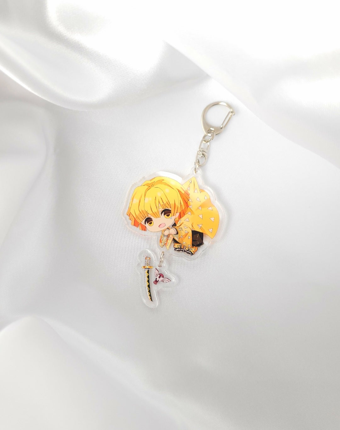 Demon Slayer Acryl Schlüsselanhänger, Taschenanhänger, Hosenanhänger, Federmappen Anhänger