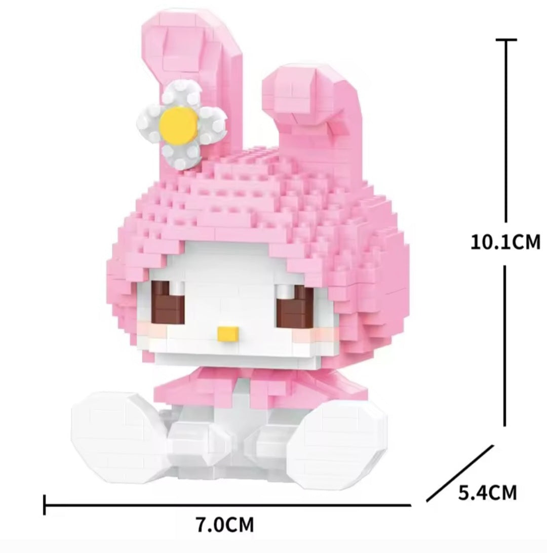 My Melody Mini-Bausteinset Bricks DIY Figur für Fans