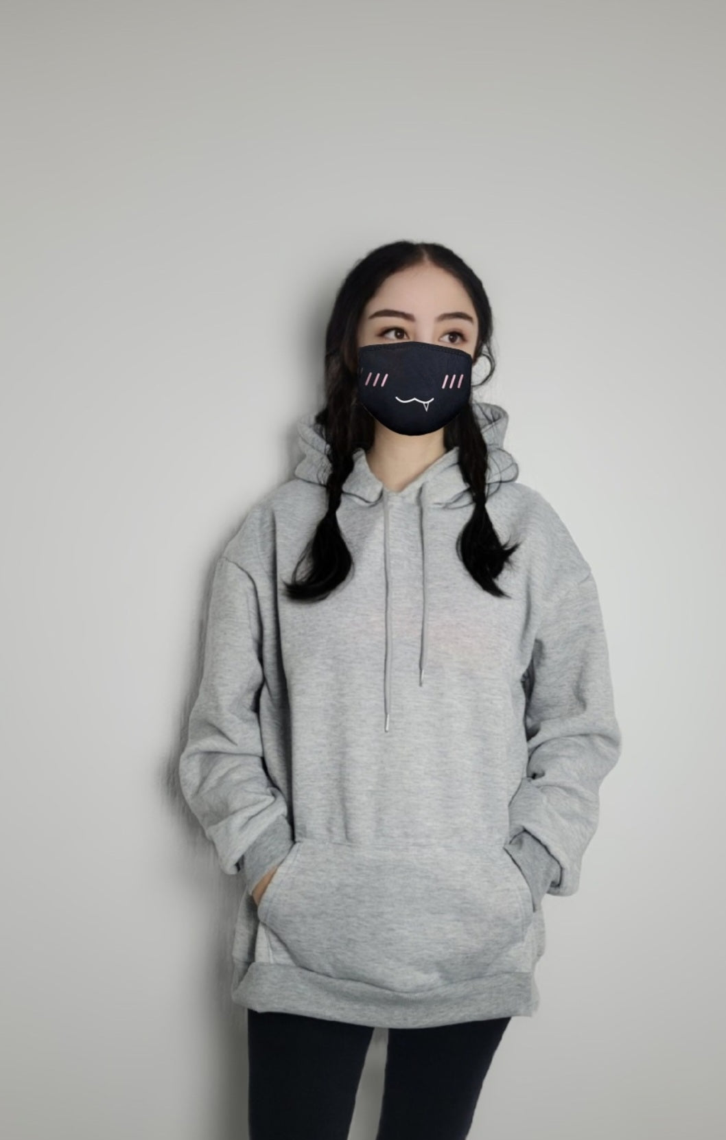 Kapuzen Hoodie mit Katzenohren