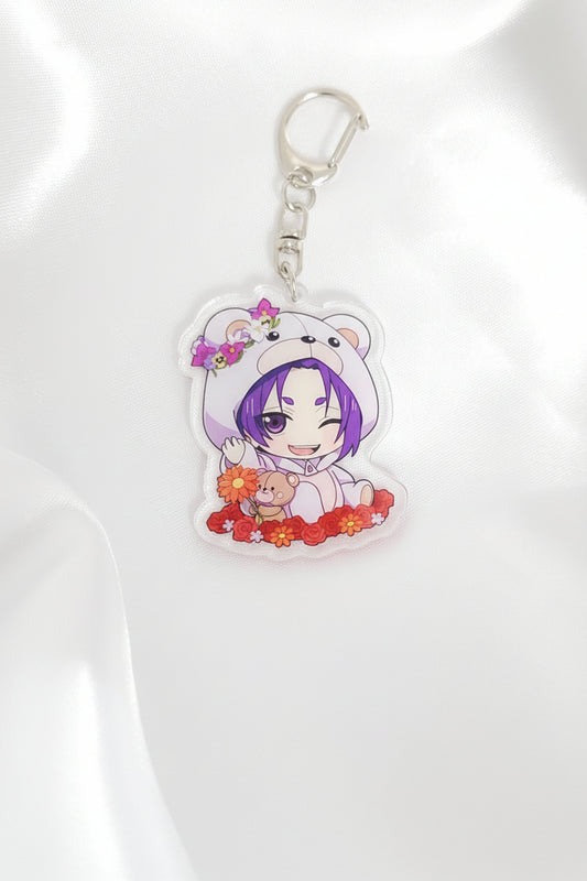 Blue Lock Schlüsselanhänger – Chibi Anime Figuren im Bären-Design | Acryl Keychains für Fans
