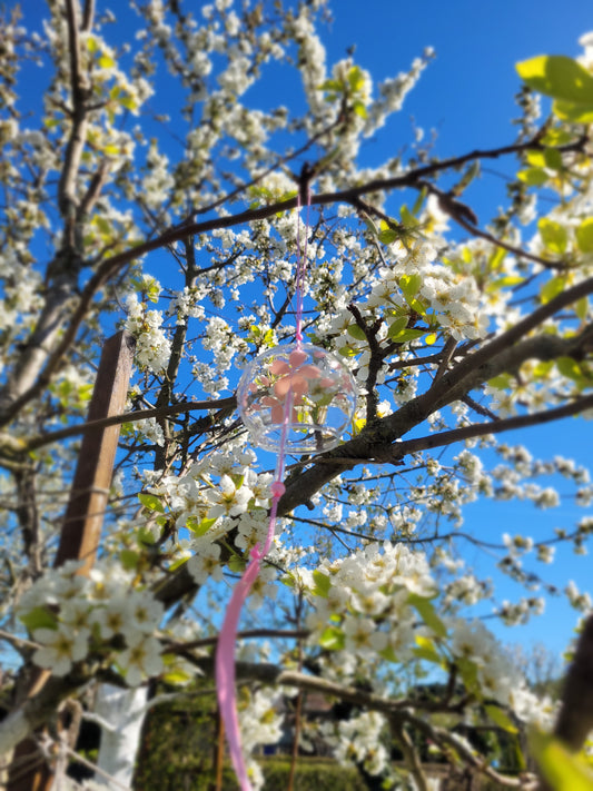 Windspiel Kirschblüten für Balkon und Garten