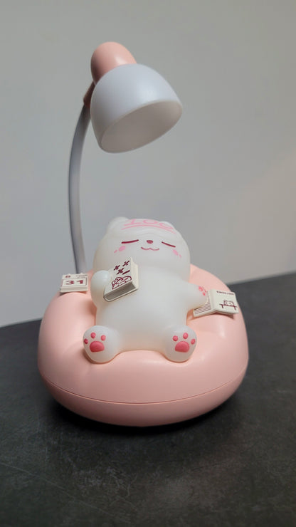 Kawaii Nachtlicht Katze – Perfekte Deko für Anime-Liebhaber & Schreibtischlampe