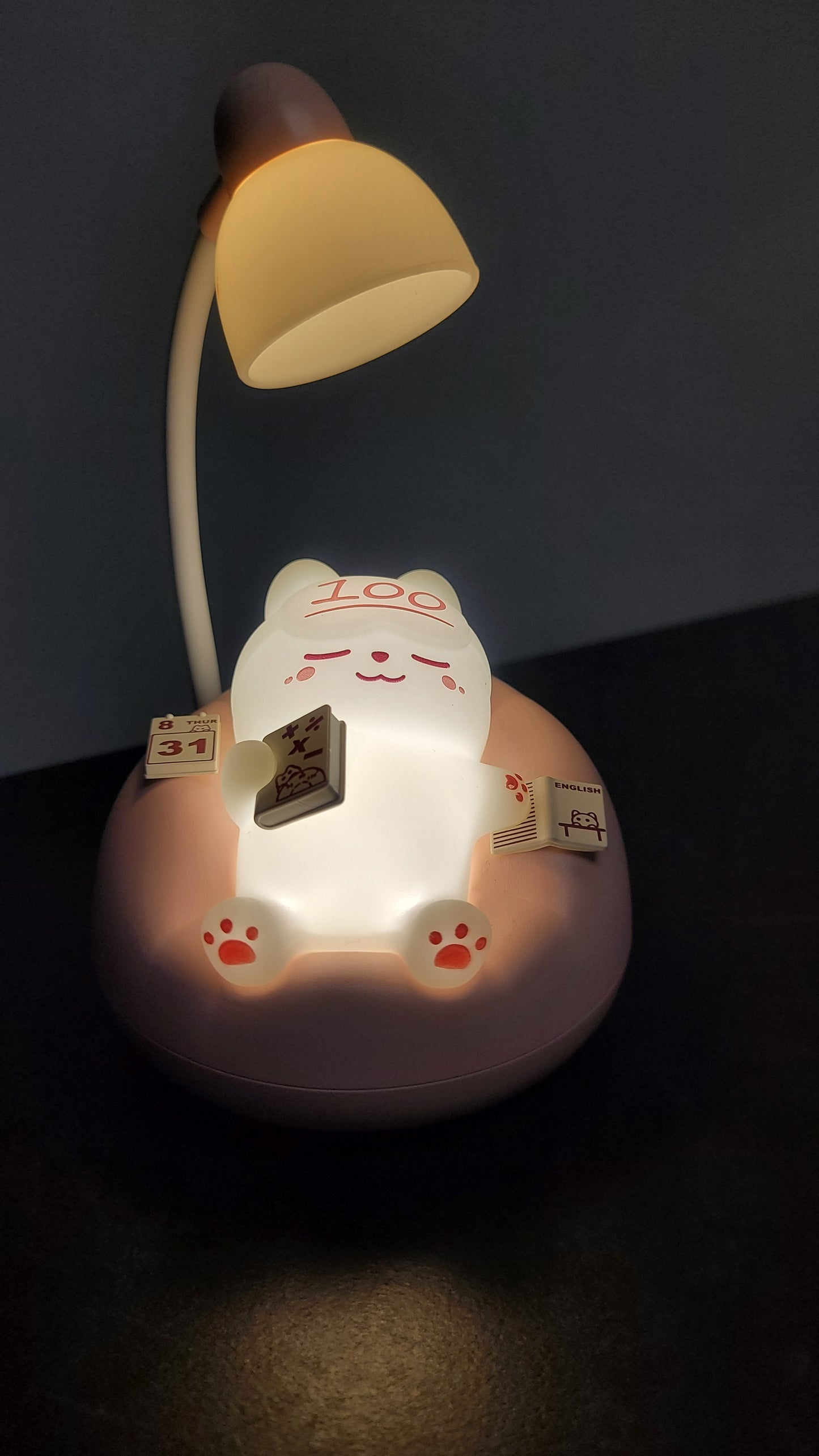 Kawaii Nachtlicht Katze – Perfekte Deko für Anime-Liebhaber & Schreibtischlampe