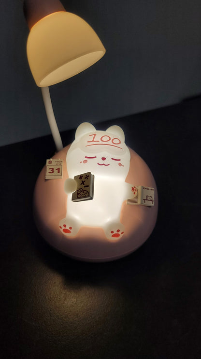 Kawaii Nachtlicht Katze – Perfekte Deko für Anime-Liebhaber & Schreibtischlampe