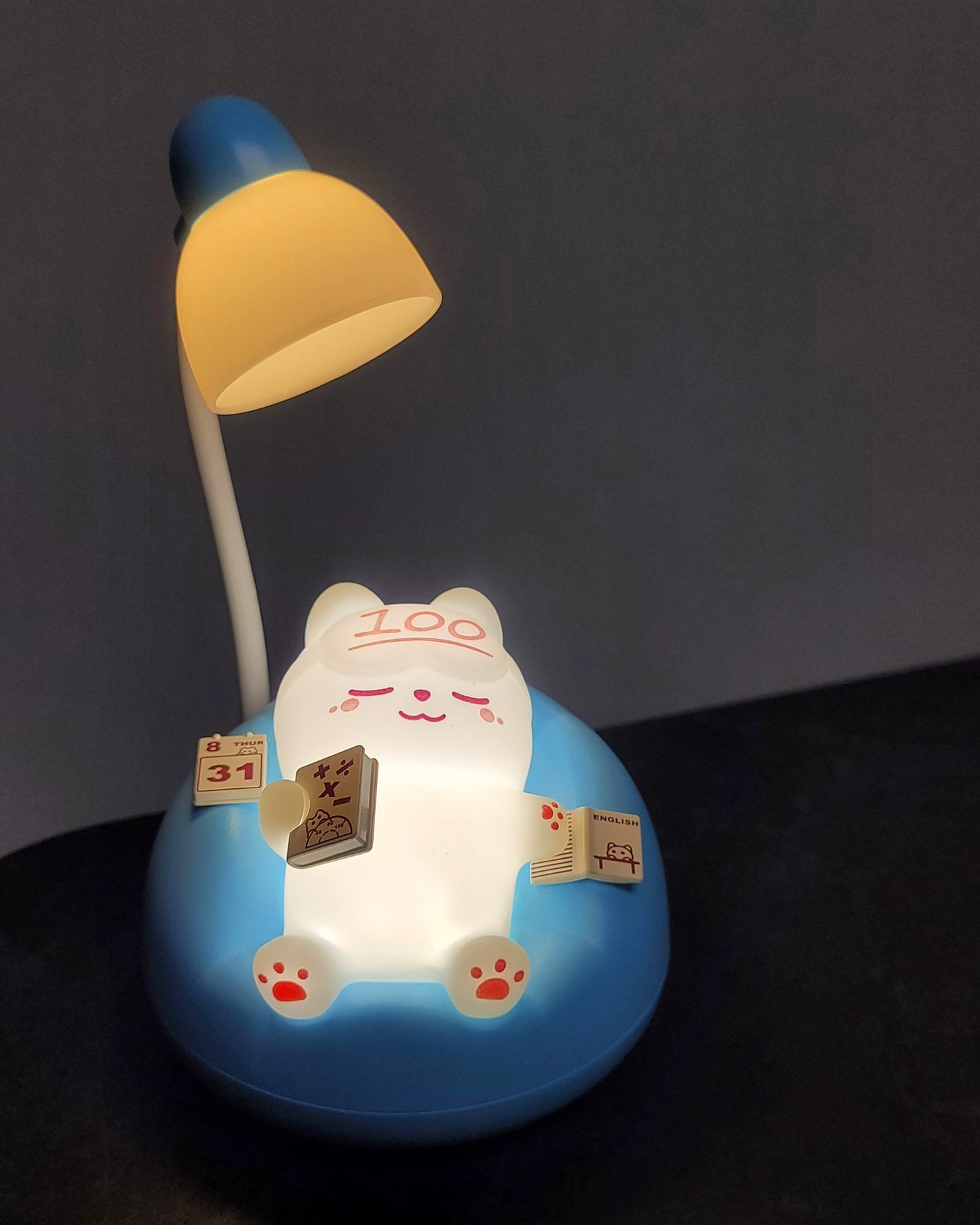 Kawaii Nachtlicht Katze – Perfekte Deko für Anime-Liebhaber & Schreibtischlampe