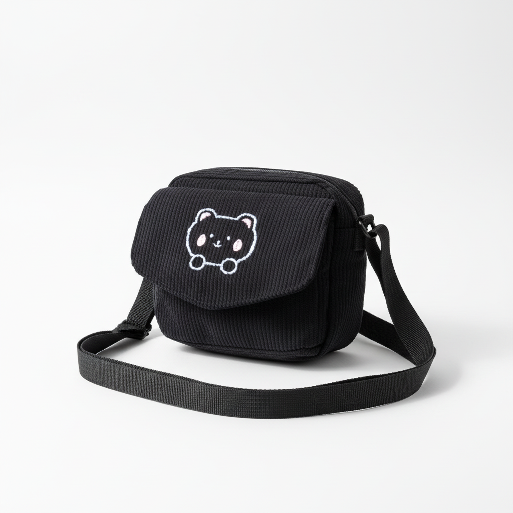 Kawaii Tasche mit Bärenmotiv