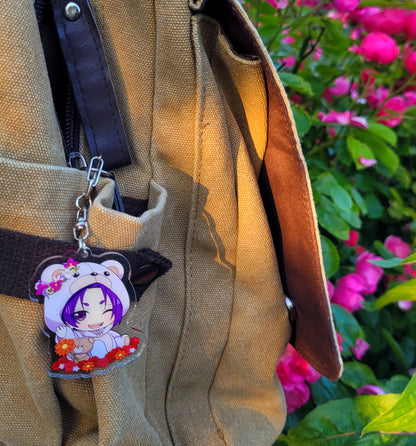 Blue Lock Schlüsselanhänger – Chibi Anime Figuren im Bären-Design | Acryl Keychains für Fans