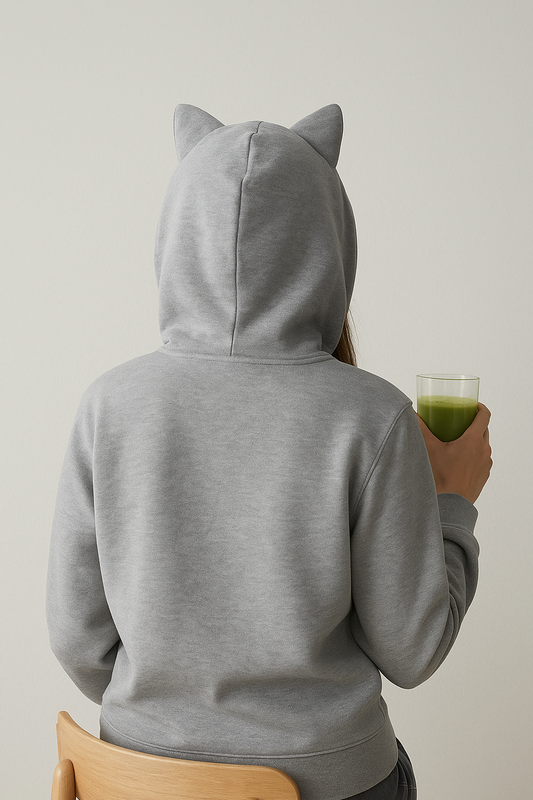 Kapuzen Hoodie mit Katzenohren