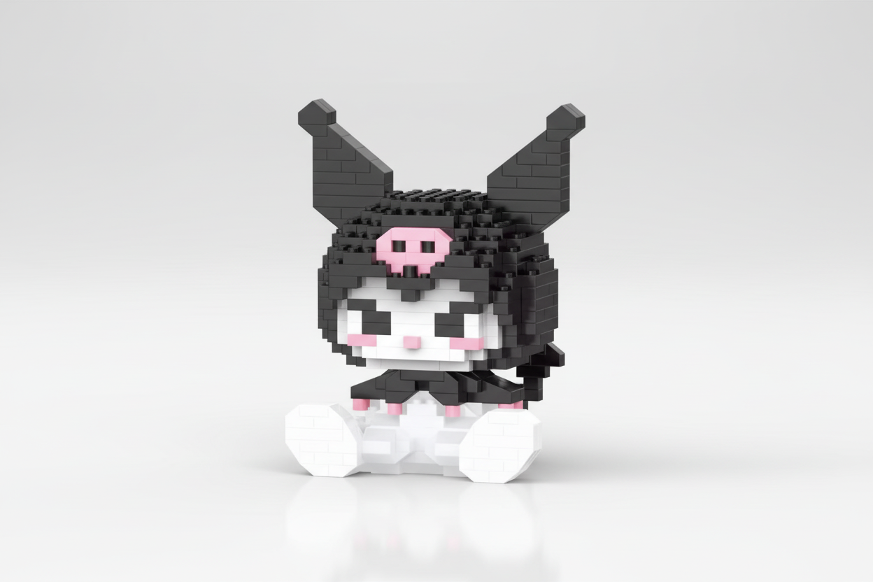 Kuromi Mini-Bausteinset – DIY Figur für Fans und Sammler Bricks