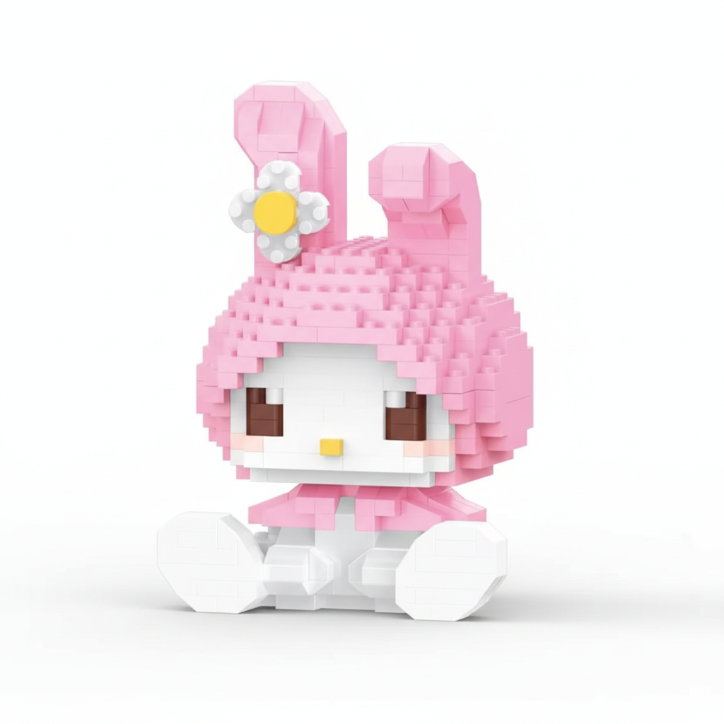 My Melody Mini-Bausteinset Bricks DIY Figur für Fans