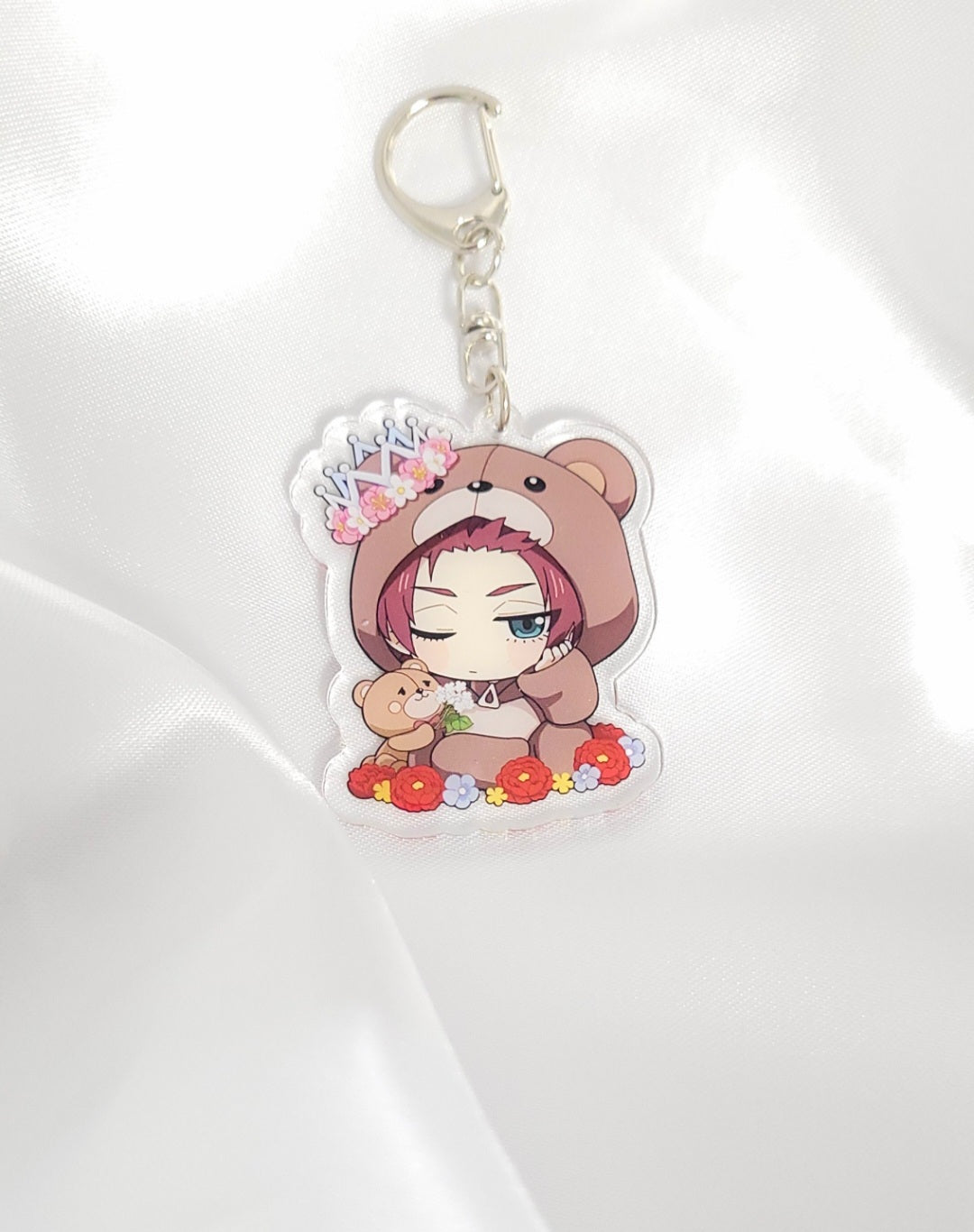 Blue Lock Schlüsselanhänger – Chibi Anime Figuren im Bären-Design | Acryl Keychains für Fans