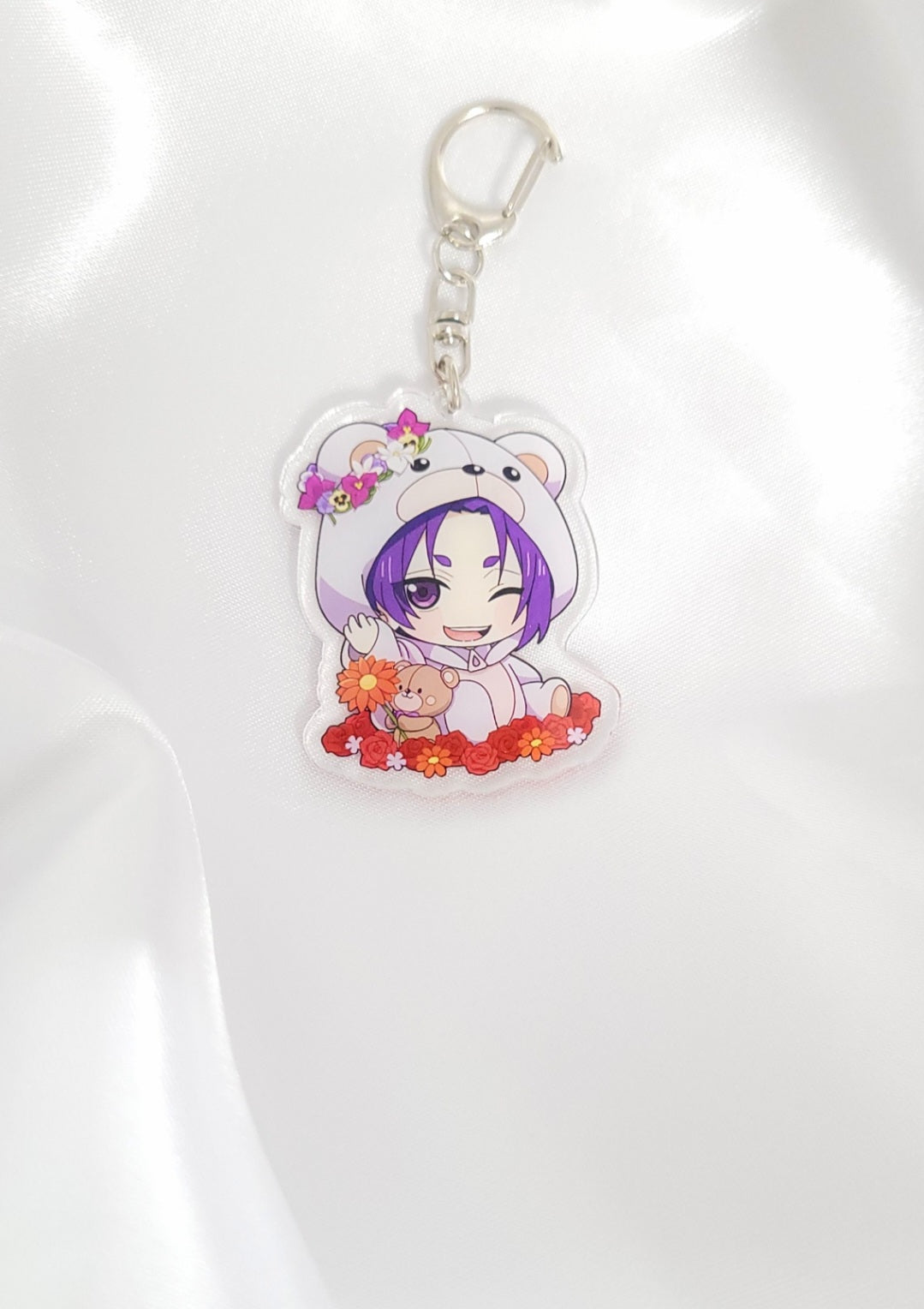 Blue Lock Schlüsselanhänger – Chibi Anime Figuren im Bären-Design | Acryl Keychains für Fans